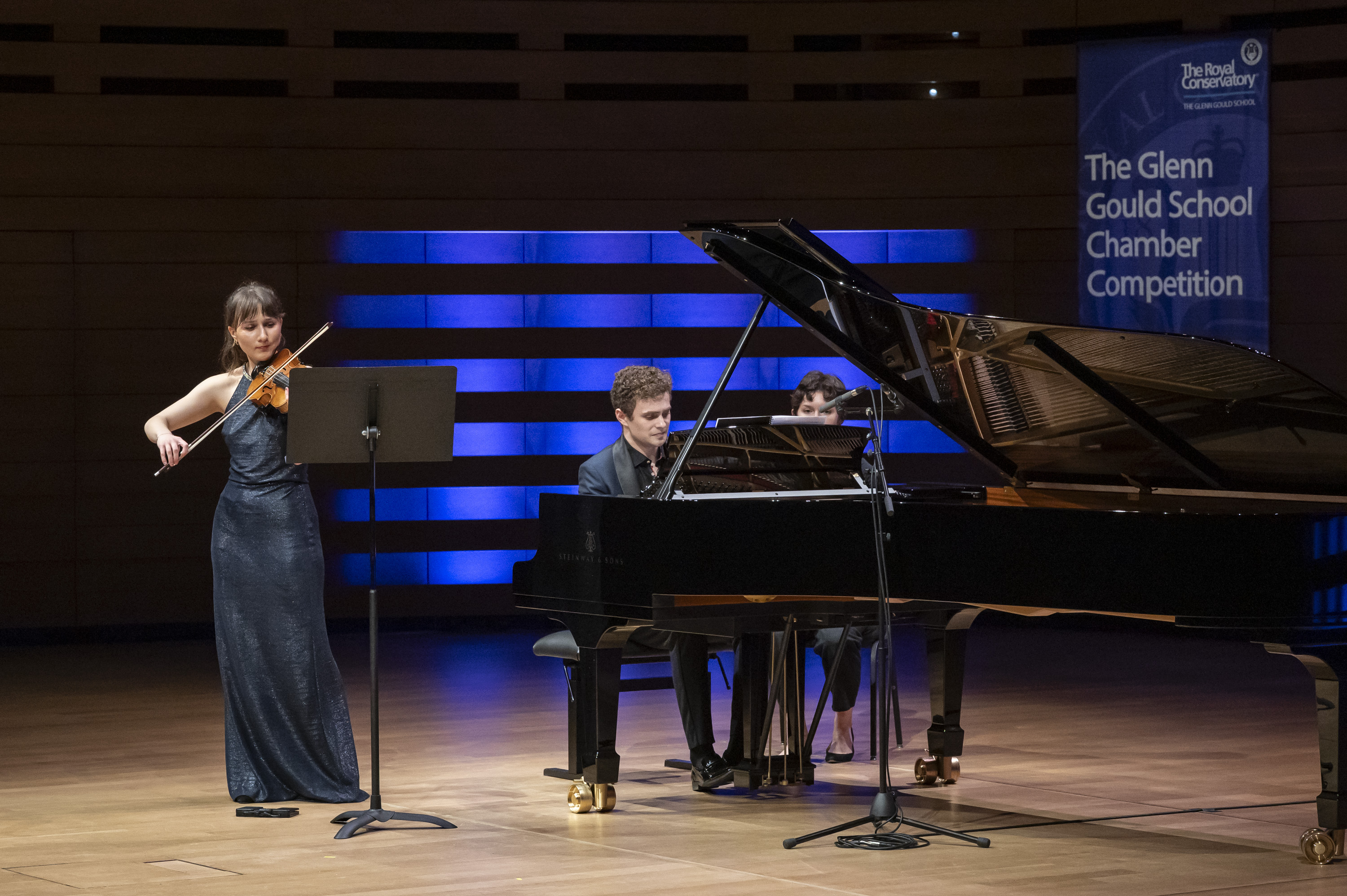 2026 Grand Prize Winner and First Prize Winner of the Duo Category: The Aura Duo (Maria Jojatu, violin & Jonathan Alter, piano)